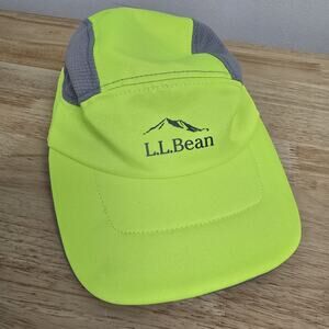 L.L. Bean Hat Adult One Size Bright Yellow Multisport Adjustable Strap Vented